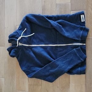 Mollusk Medium Blue Zip Up Hoodie